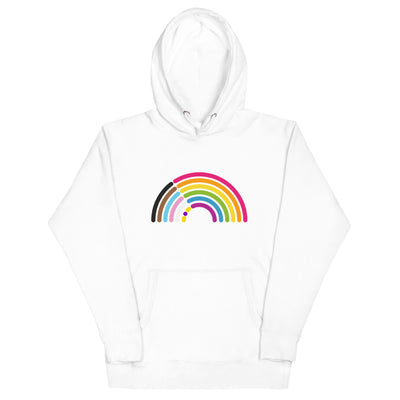 Progressive Pride Rainbow Hoodie Hoodies The Rainbow Stores