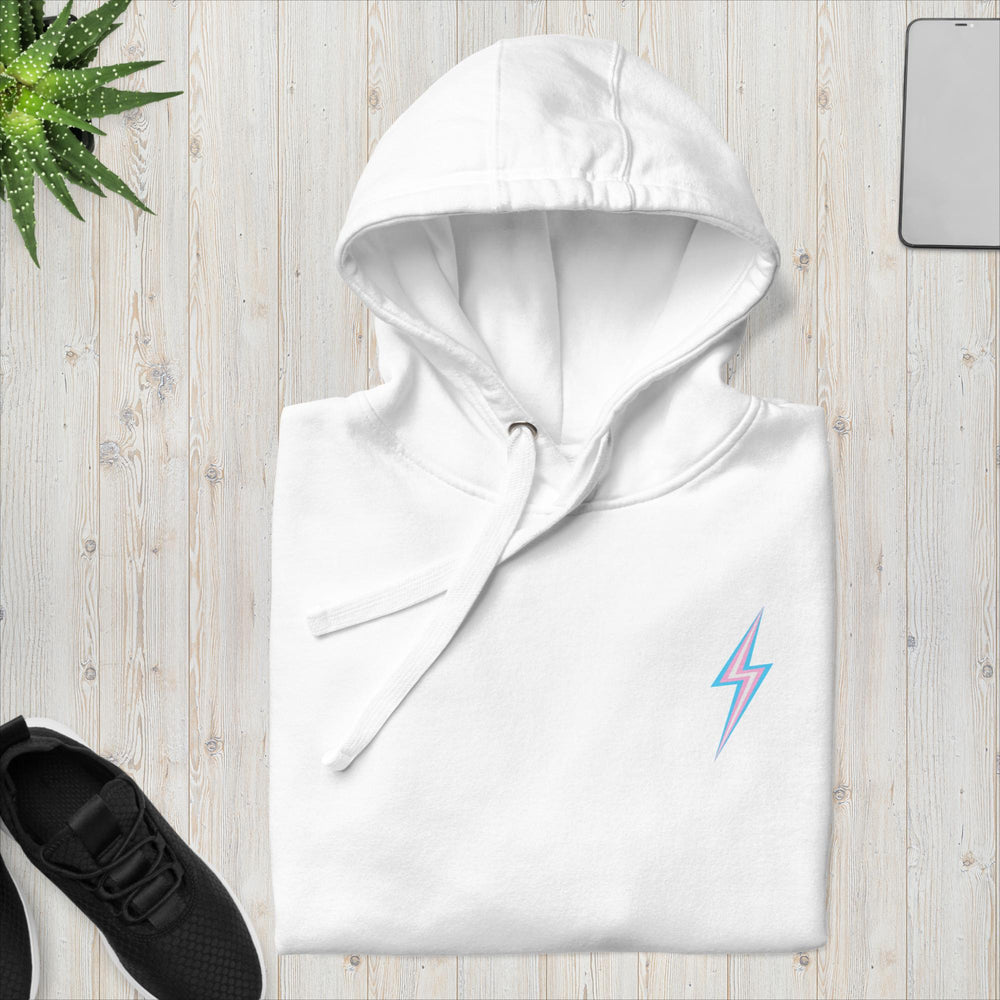 Trans Lightning Hoodie Hoodies The Rainbow Stores
