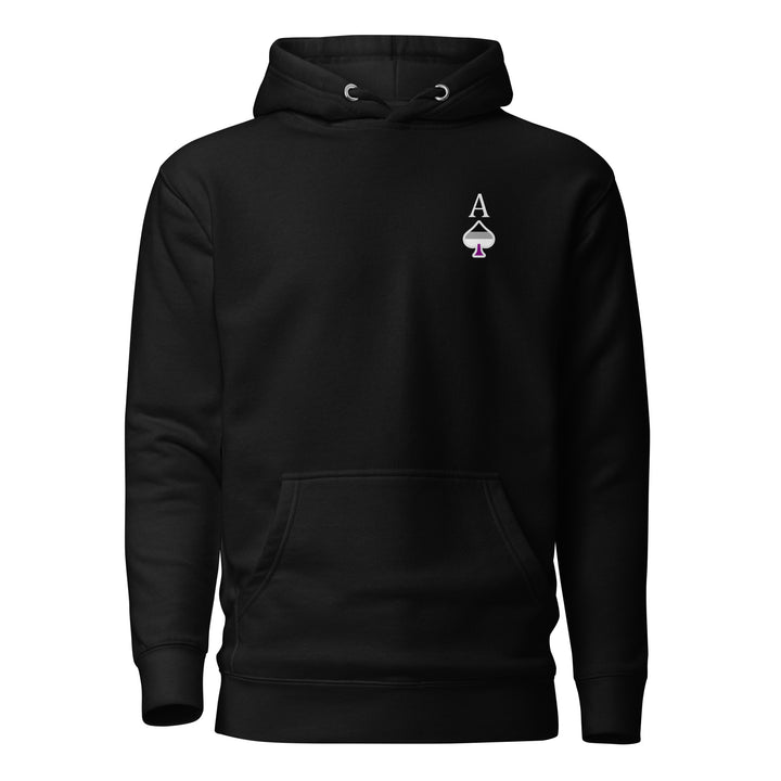 Asexual Ace of Spades Hoodie Hoodies The Rainbow Stores
