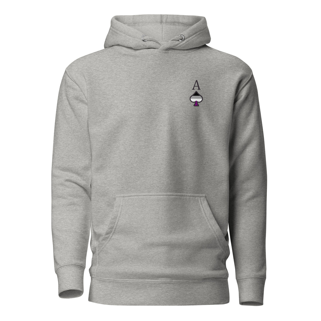 Asexual Ace of Spades Hoodie Hoodies The Rainbow Stores