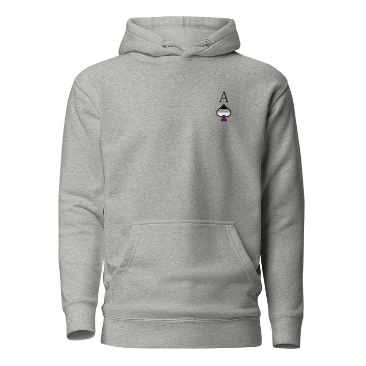 Asexual Ace of Spades Hoodie Hoodies The Rainbow Stores