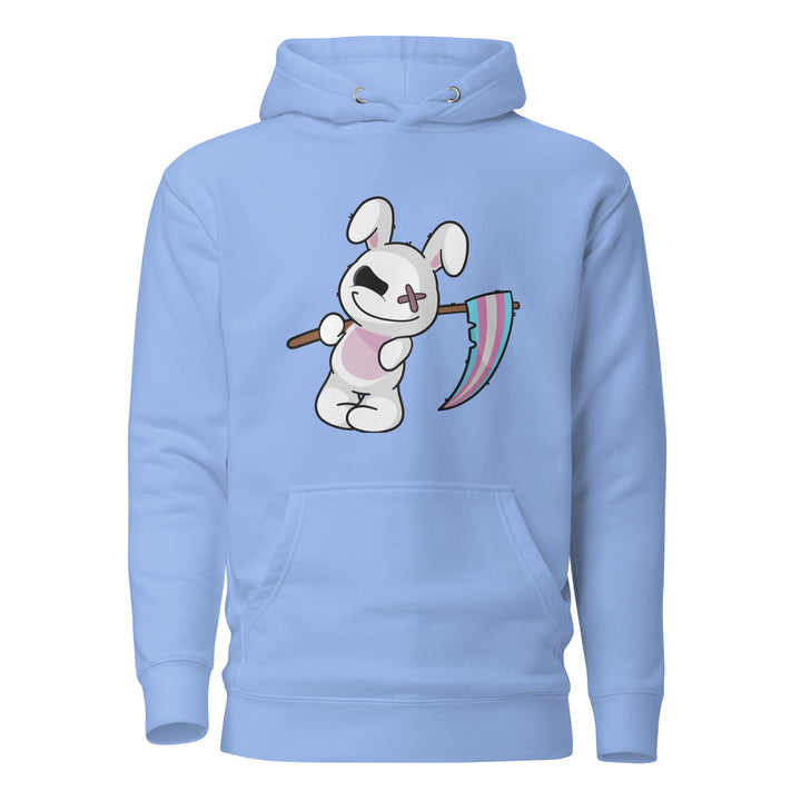 Deadly Bunny With A Trans Pride Flag Hoodie The Rainbow Stores