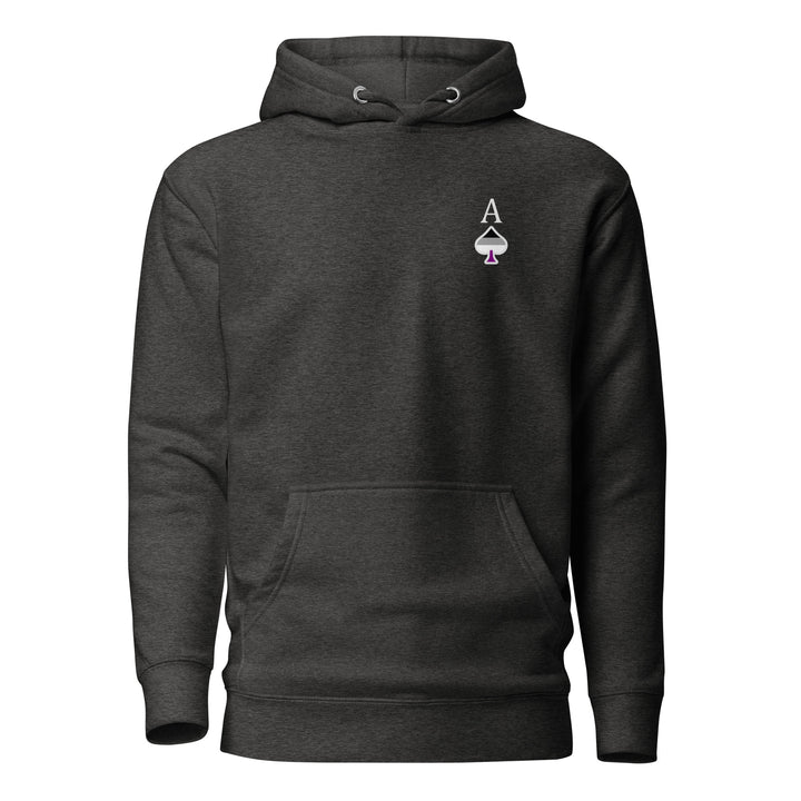 Asexual Ace of Spades Hoodie Hoodies The Rainbow Stores