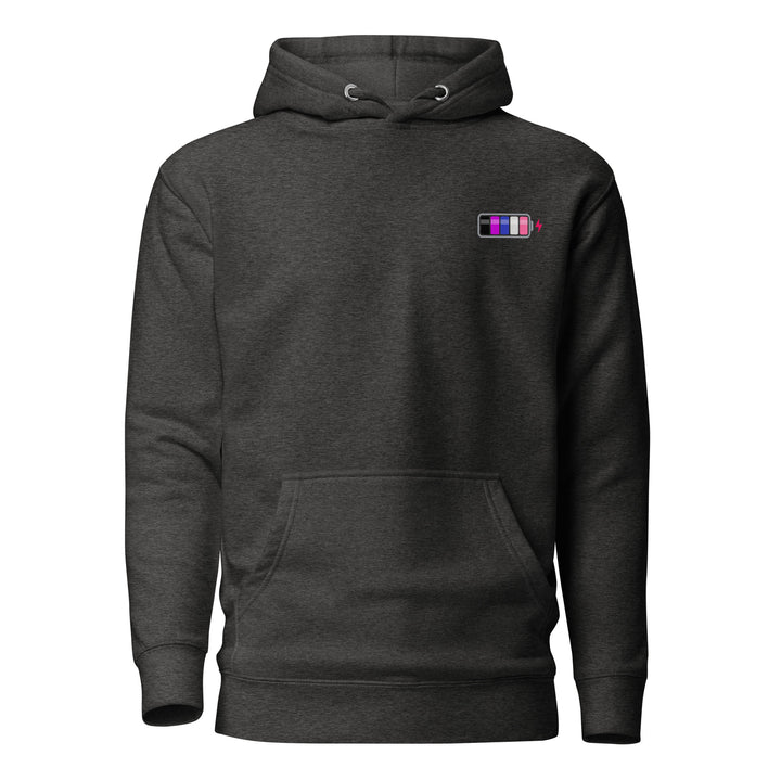Gender Fluid Pride Battery Charged Hoodie The Rainbow Stores
