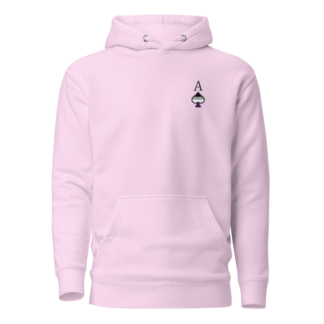 Asexual Ace of Spades Hoodie Hoodies The Rainbow Stores