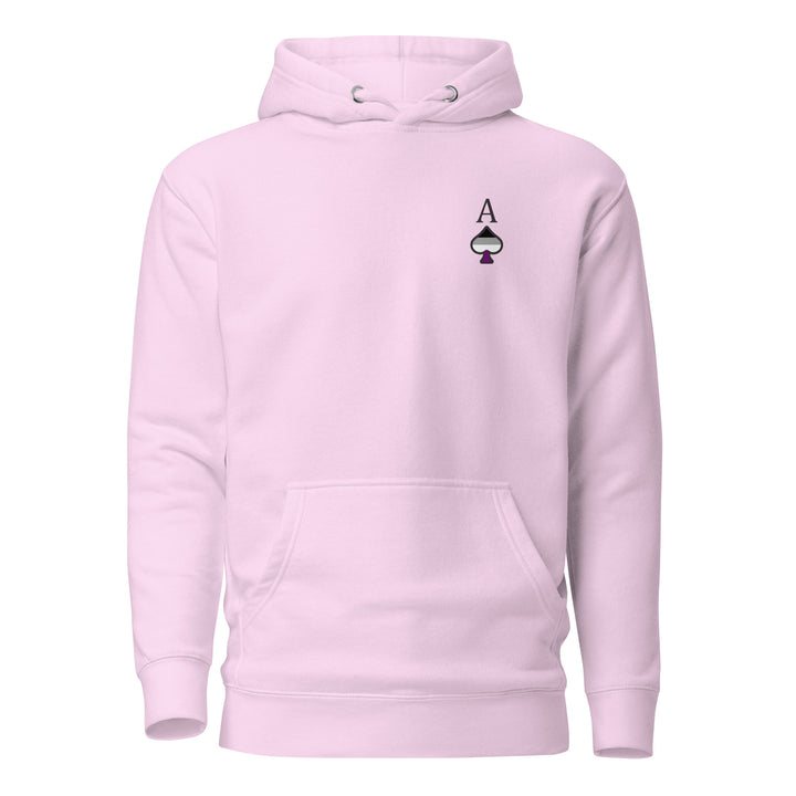 Asexual Ace of Spades Hoodie Hoodies The Rainbow Stores