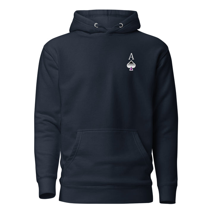Asexual Ace of Spades Hoodie Hoodies The Rainbow Stores