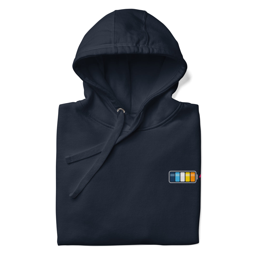 Aroace Pride Battery Charged Hoodie The Rainbow Stores