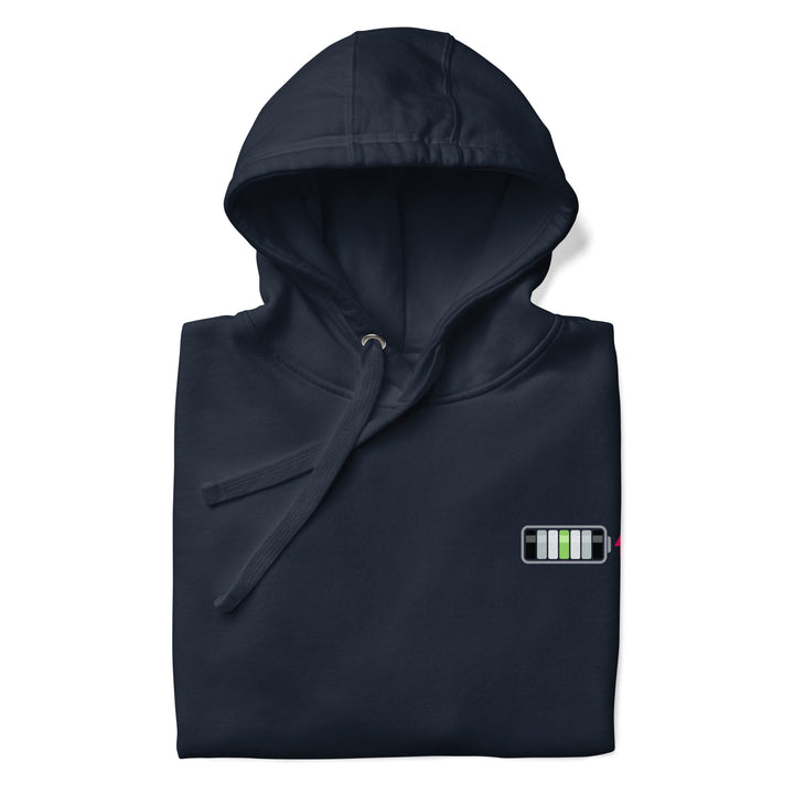 Agender Pride Battery Charged Hoodie The Rainbow Stores