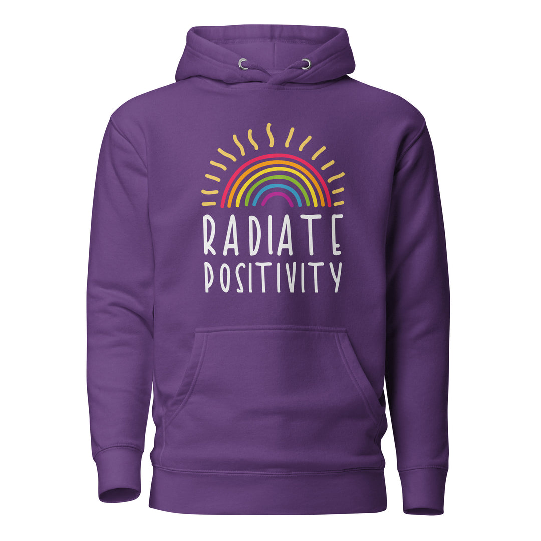 Radiate Positivity Rainbow Hoodie The Rainbow Stores