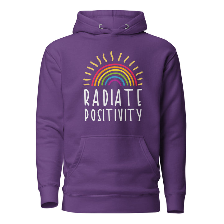 Radiate Positivity Rainbow Hoodie The Rainbow Stores