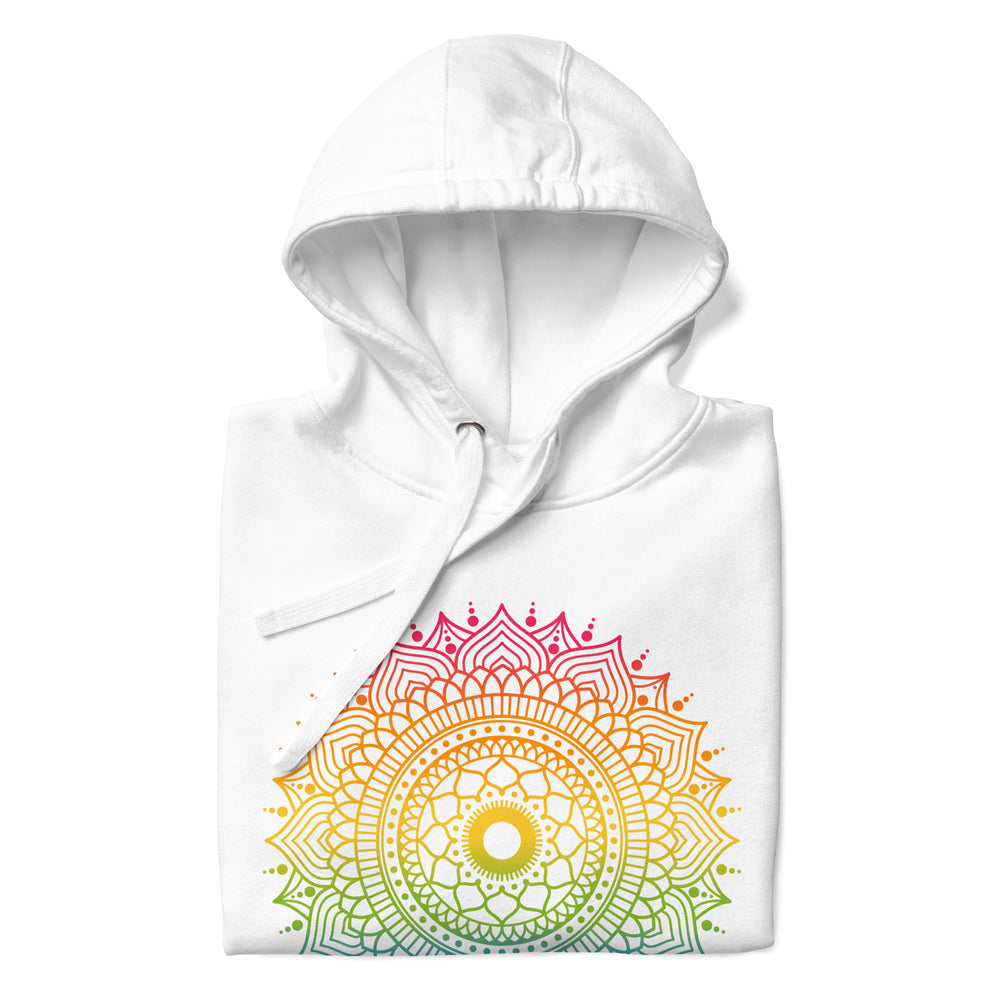 Graduated Rainbow Pride Mandala Hoodie The Rainbow Stores