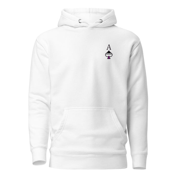 Asexual Ace of Spades Hoodie Hoodies The Rainbow Stores