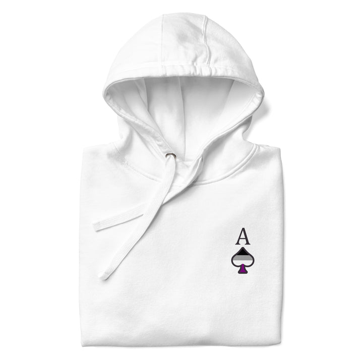 Asexual Ace of Spades Hoodie Hoodies The Rainbow Stores