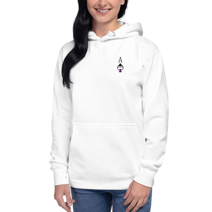 Asexual Ace of Spades Hoodie Hoodies The Rainbow Stores
