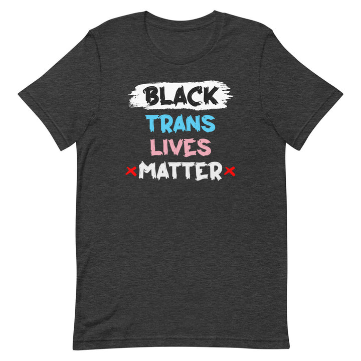 Black Trans Lives Matter T-Shirt T-shirts The Rainbow Stores