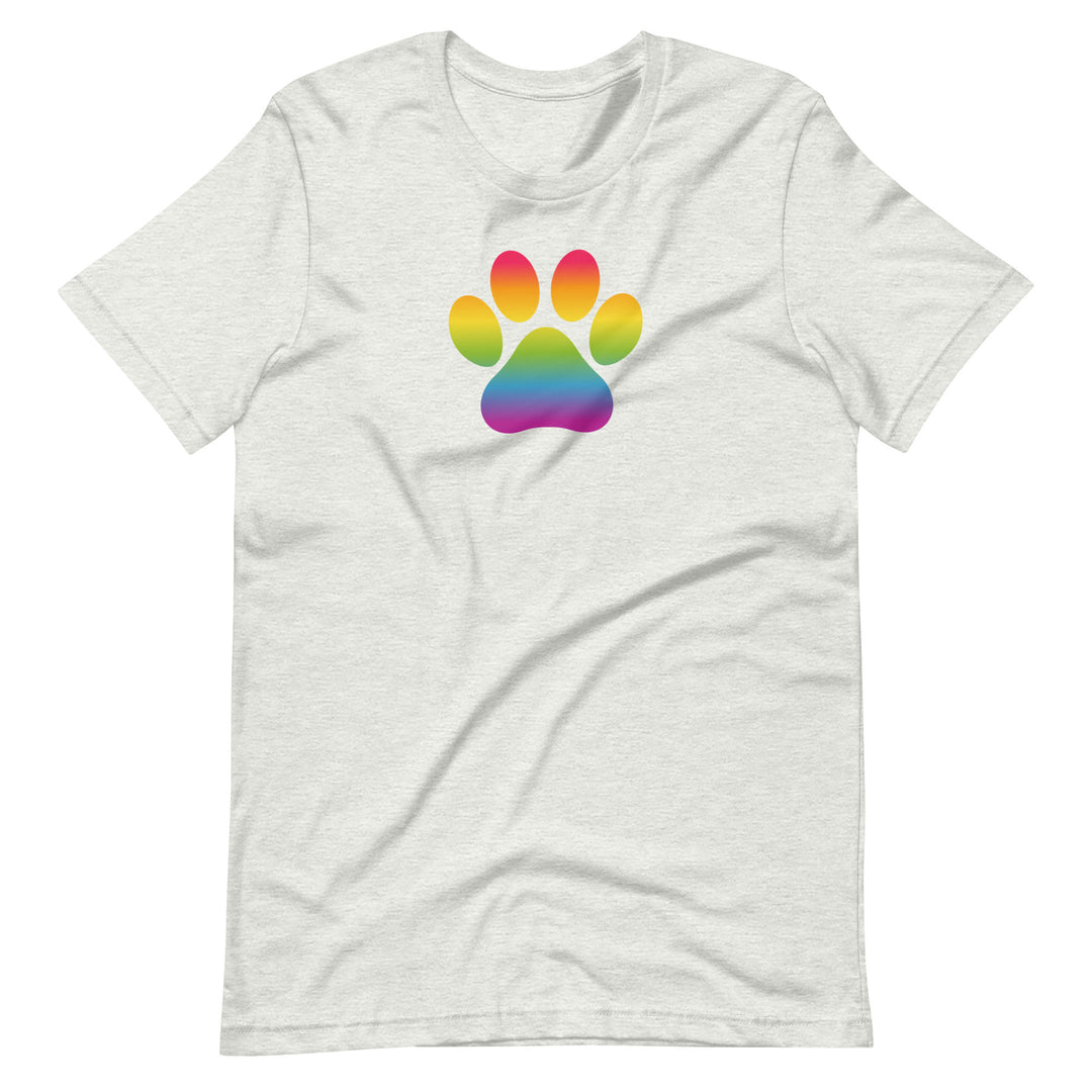 Rainbow Paw Print T-Shirt T-shirts The Rainbow Stores