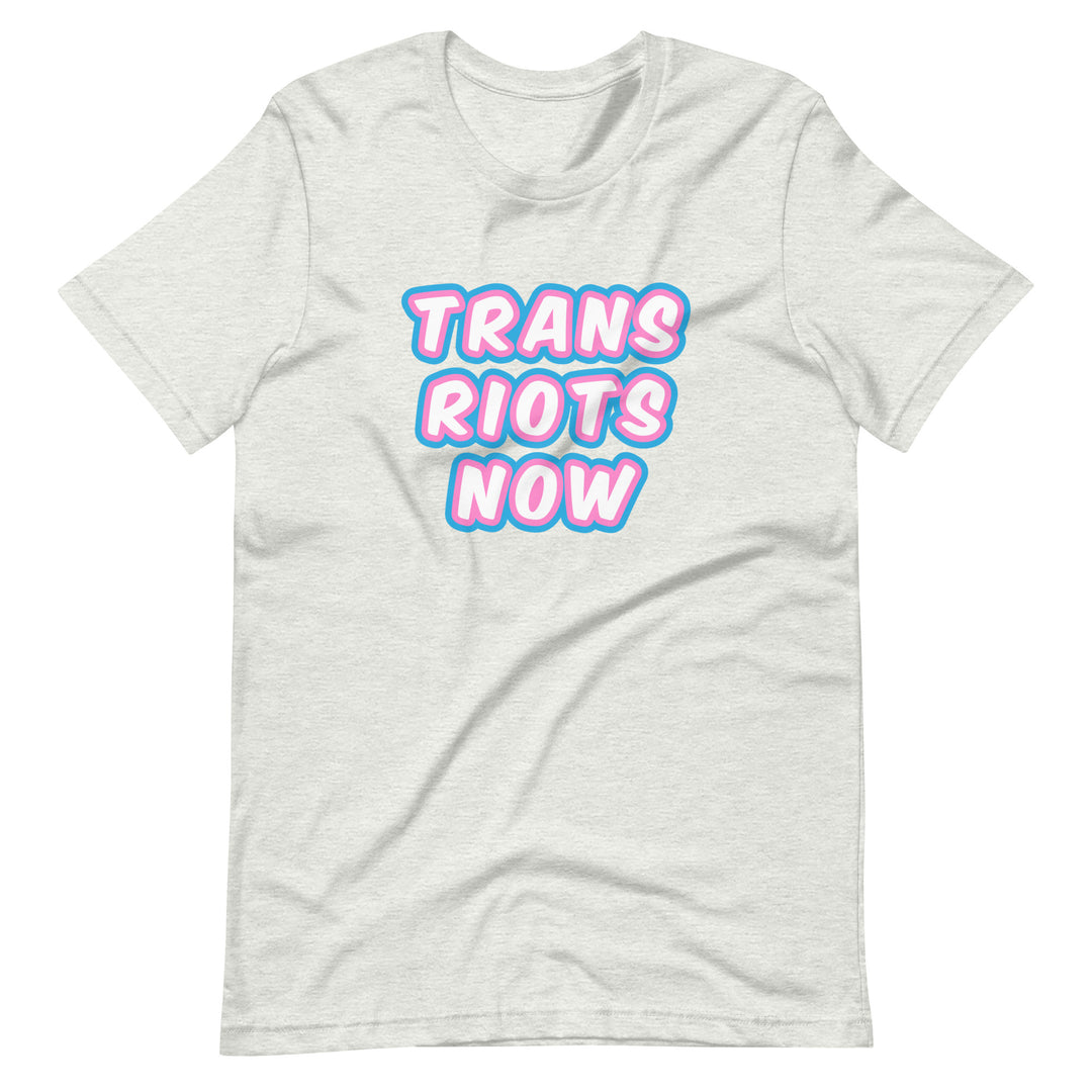 Trans Riots Now T-Shirt T-shirts The Rainbow Stores