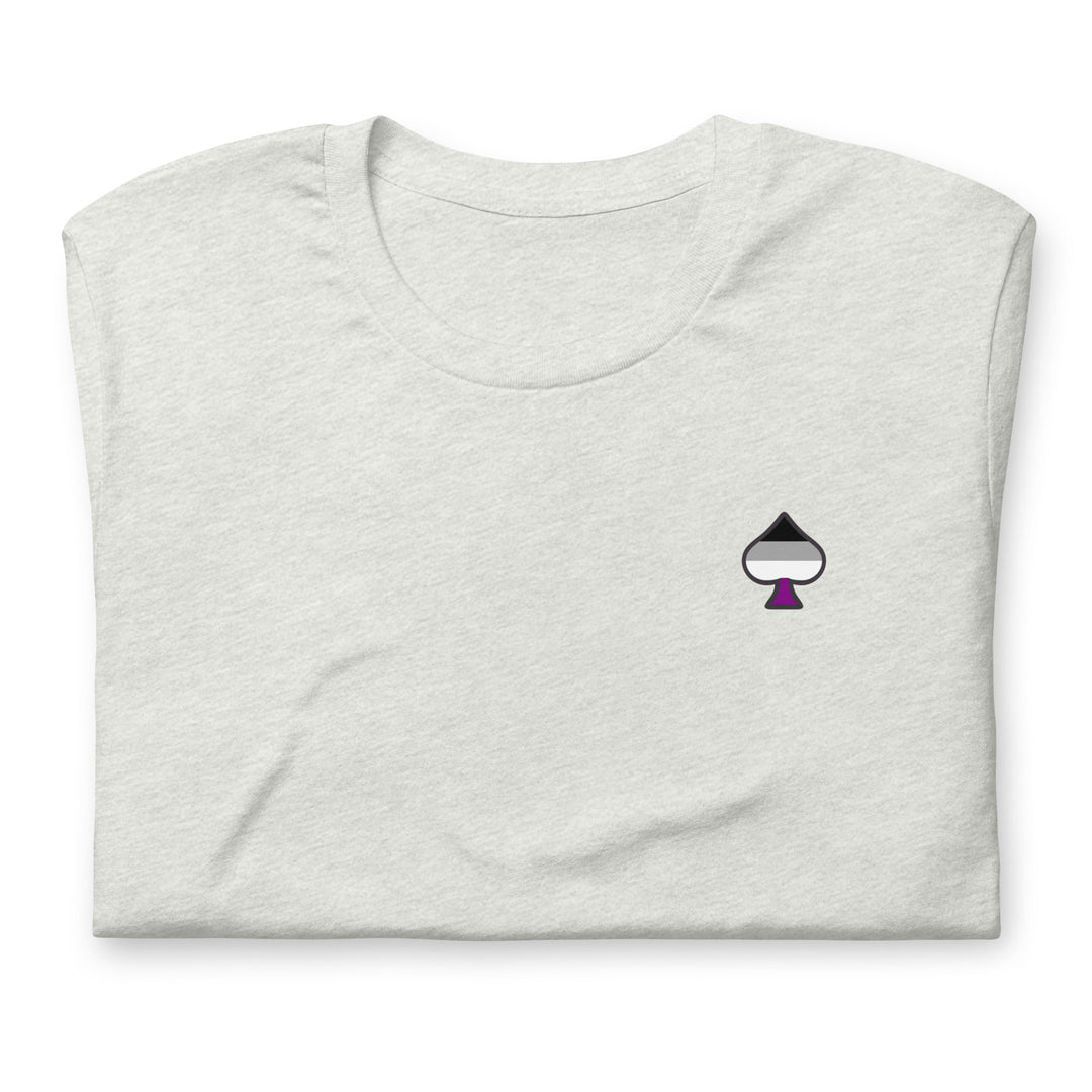Ace of Spades Asexual Pride T-Shirt T-shirts The Rainbow Stores