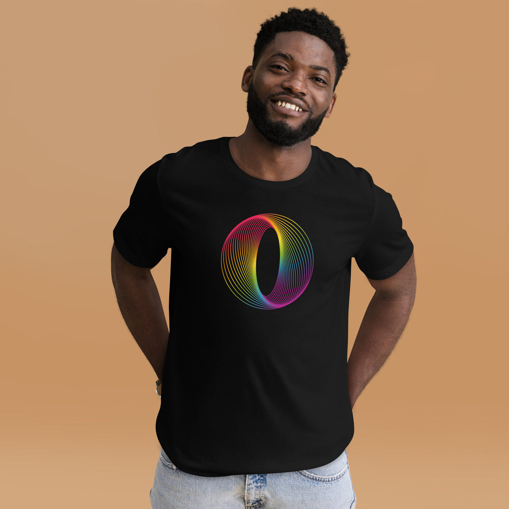 Rainbow Abstract Line Art T-Shirt T-shirts The Rainbow Stores