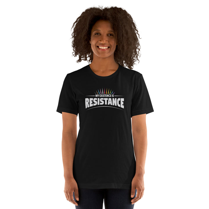 My Existence Is Resistance Rainbow Pride T-Shirt T-shirts The Rainbow Stores