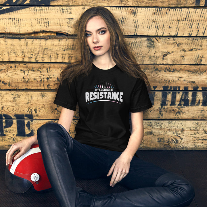 My Existence Is Resistance Trans Pride T-Shirt T-shirts The Rainbow Stores