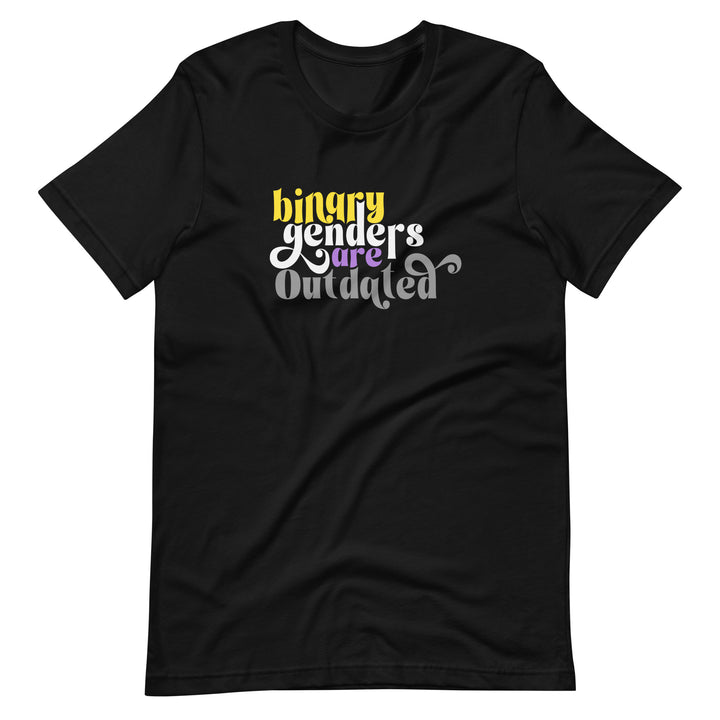 Binary Genders Are Outdated T-Shirt T-shirts The Rainbow Stores