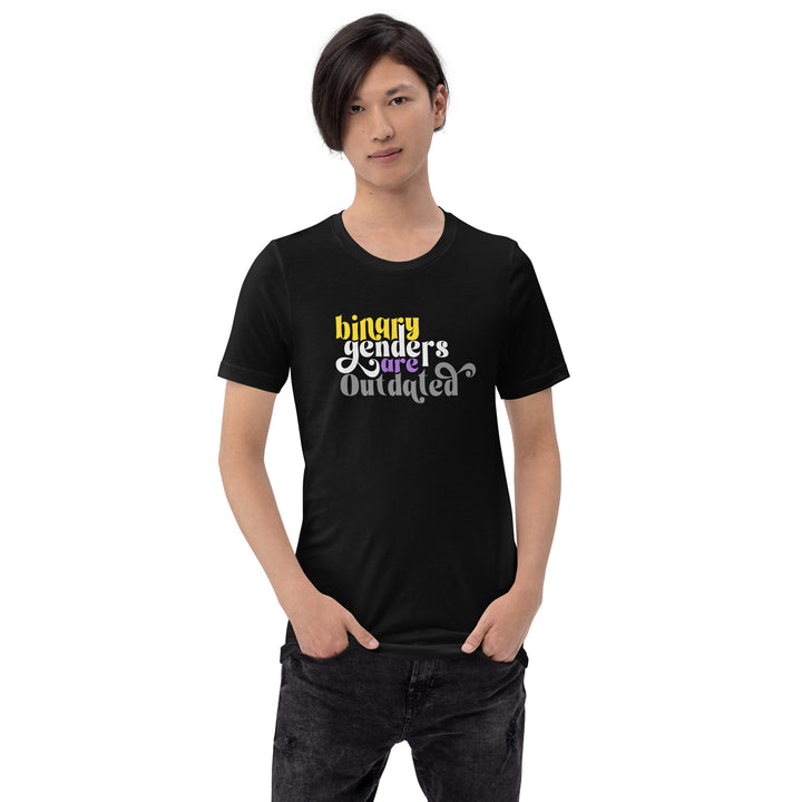 Binary Genders Are Outdated T-Shirt T-shirts The Rainbow Stores