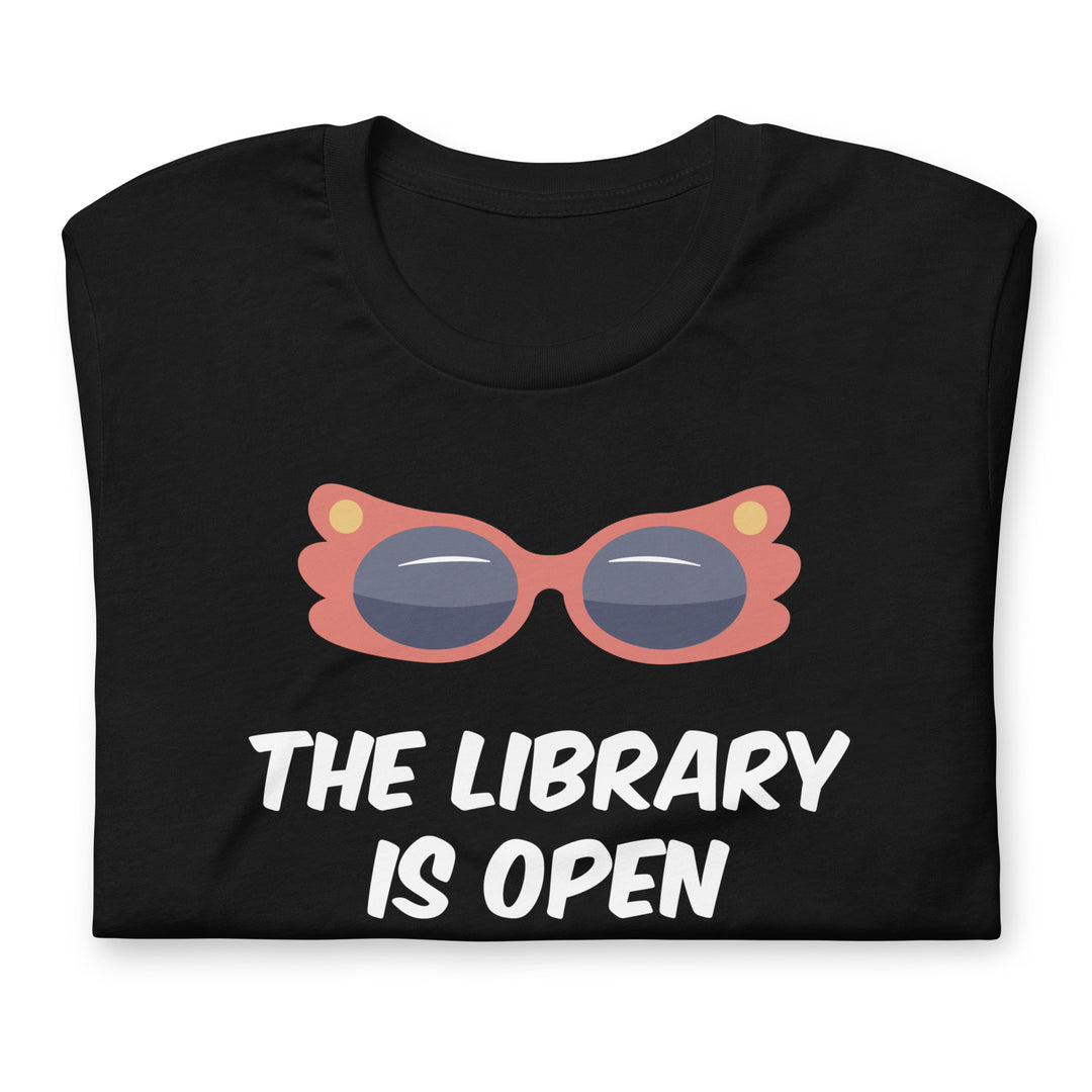 The Library Is Open RuPaul's Drag Race T-shirt T-shirts The Rainbow Stores