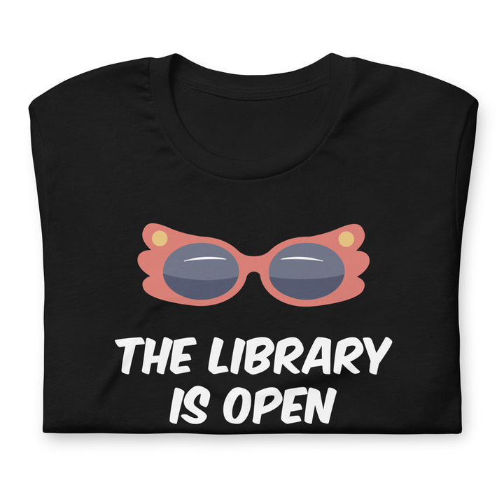 The Library Is Open RuPaul's Drag Race T-shirt T-shirts The Rainbow Stores