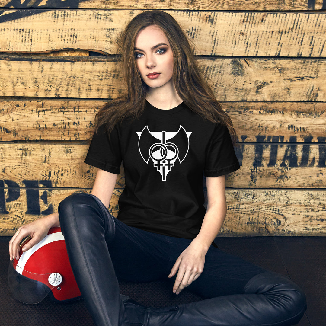 Labrys With Double Venus Lesbian T-Shirt T-shirts The Rainbow Stores
