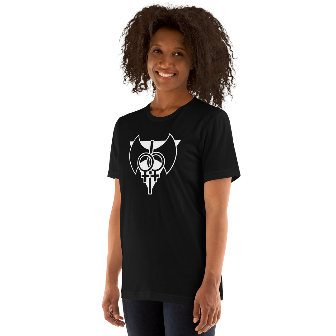 Labrys With Double Venus Lesbian T-Shirt T-shirts The Rainbow Stores