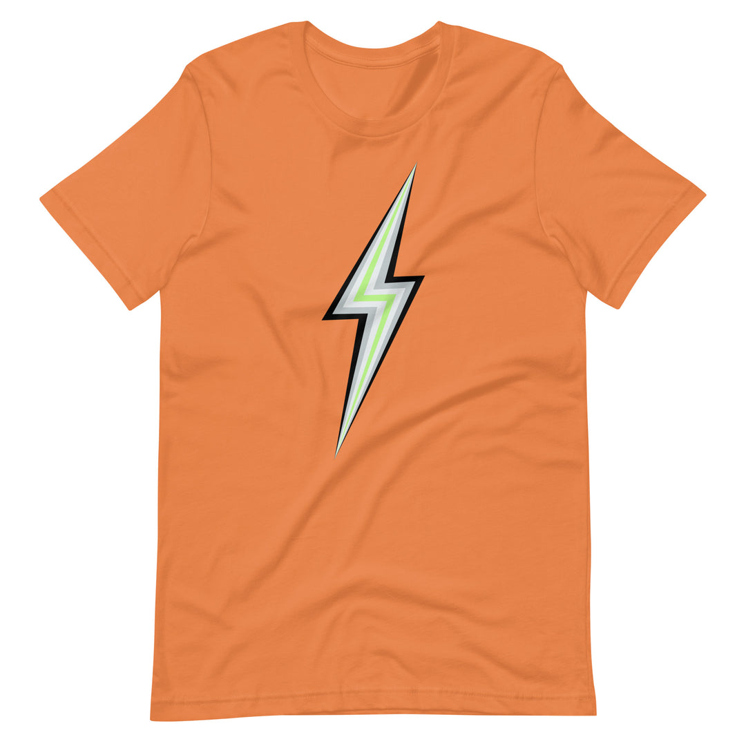 Agender Lightning T-shirt T-shirts The Rainbow Stores