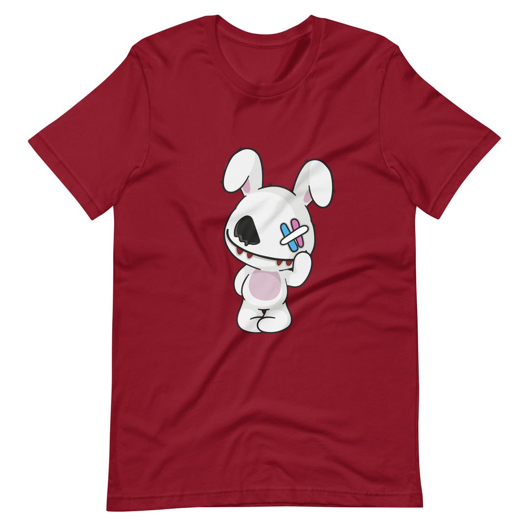 Deadly Bunny Says Trans Rights T-Shirt T-shirts The Rainbow Stores