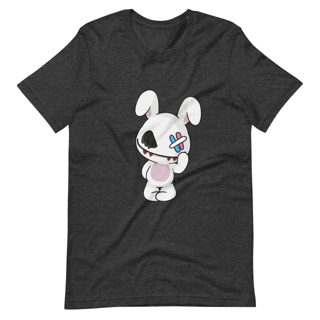 Deadly Bunny Says Trans Rights T-Shirt T-shirts The Rainbow Stores