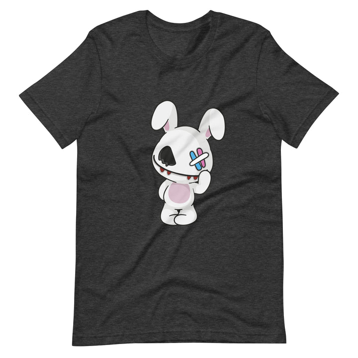 Deadly Bunny Says Trans Rights T-Shirt T-shirts The Rainbow Stores