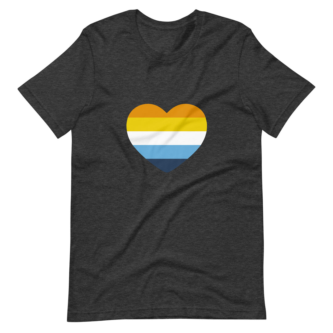 AroAce Heart T-Shirt T-shirts The Rainbow Stores