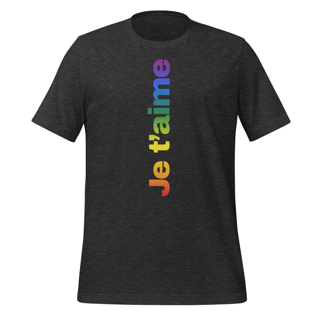 Je t'aime Rainbow T-Shirt T-shirts The Rainbow Stores