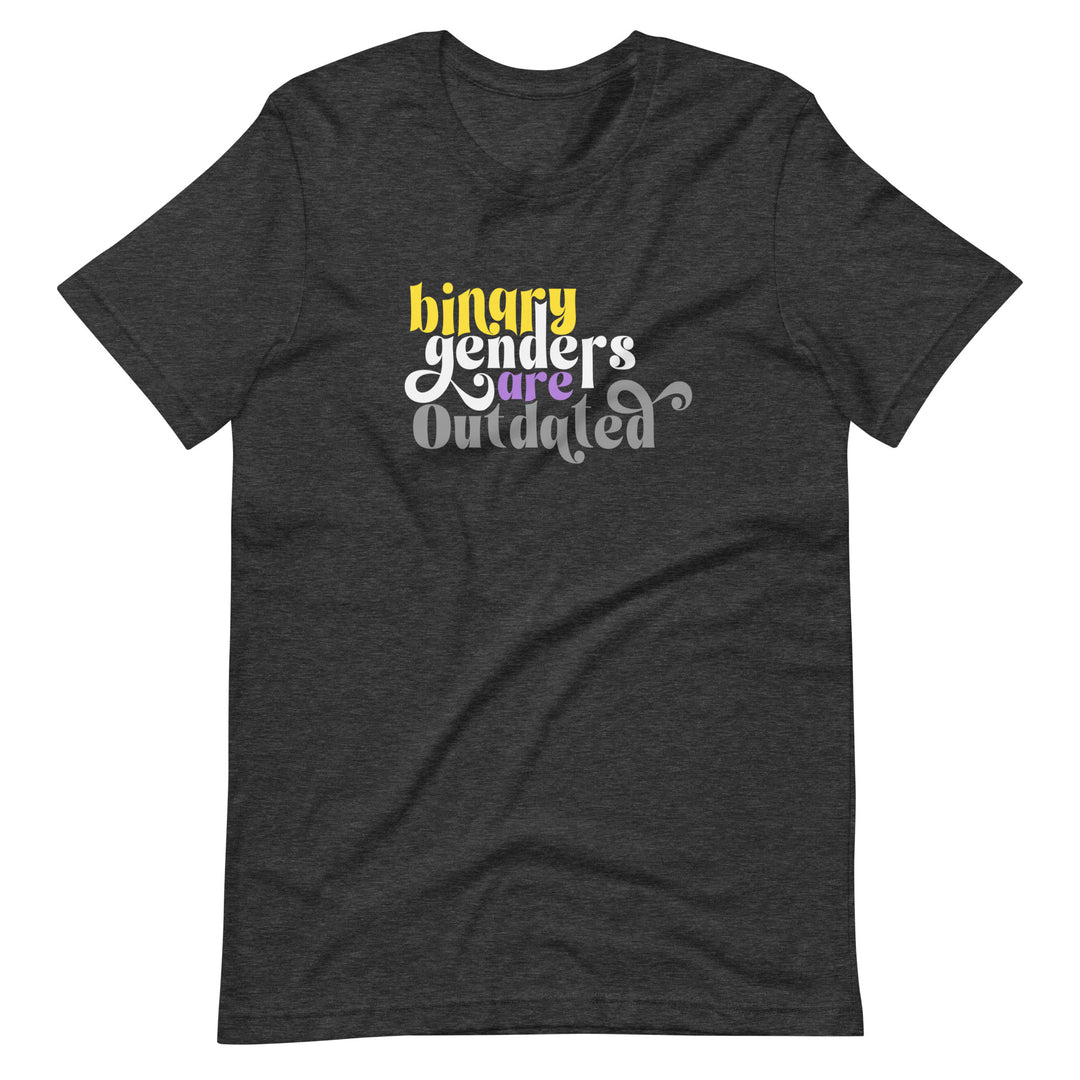 Binary Genders Are Outdated T-Shirt T-shirts The Rainbow Stores
