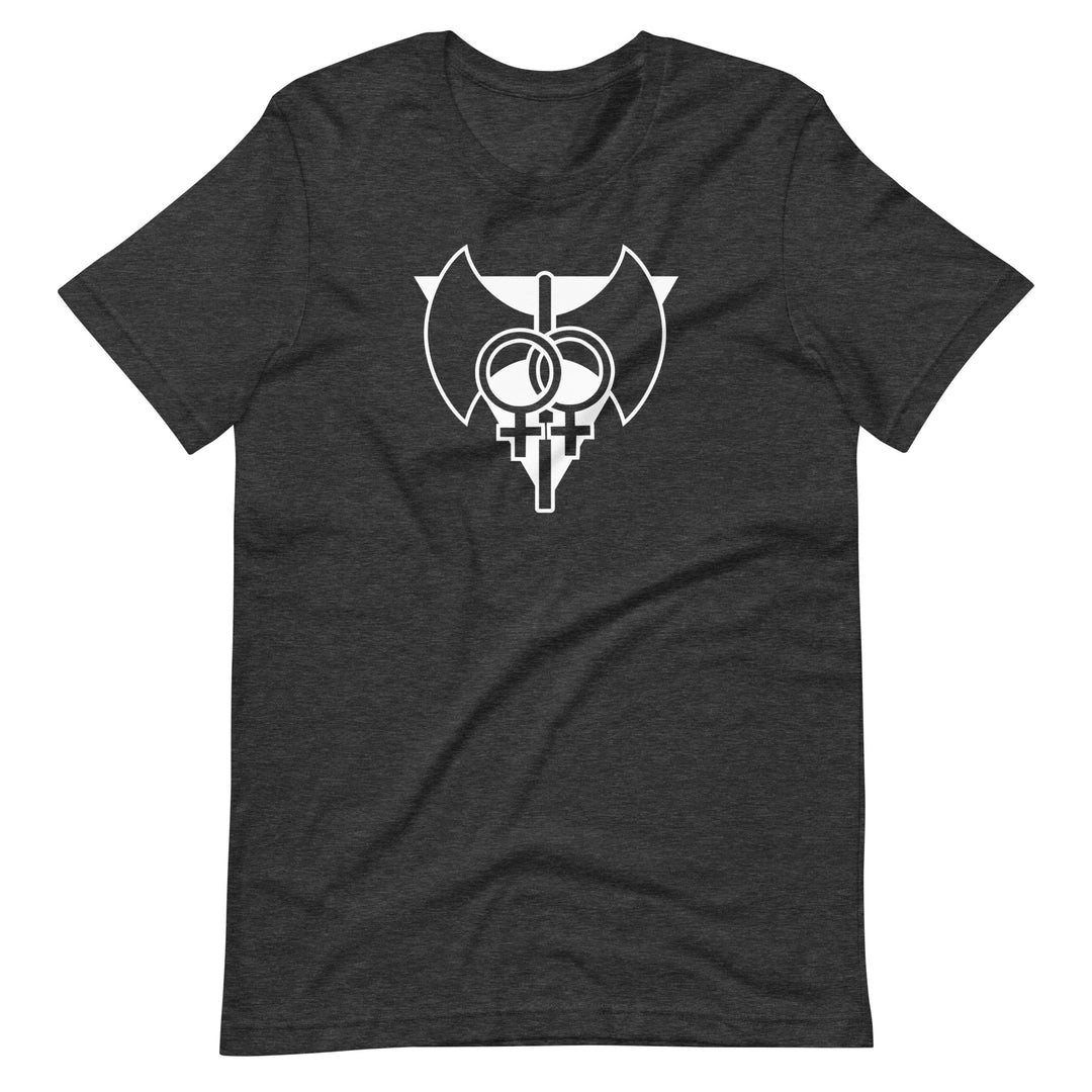 Labrys With Double Venus Lesbian T-Shirt T-shirts The Rainbow Stores