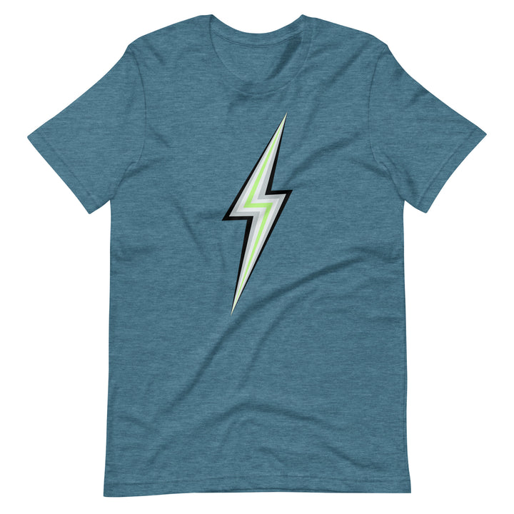 Agender Lightning T-shirt T-shirts The Rainbow Stores