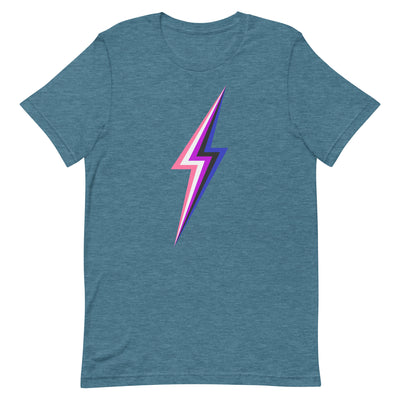 Gender-Fluid Lightning T-Shirt T-shirts The Rainbow Stores