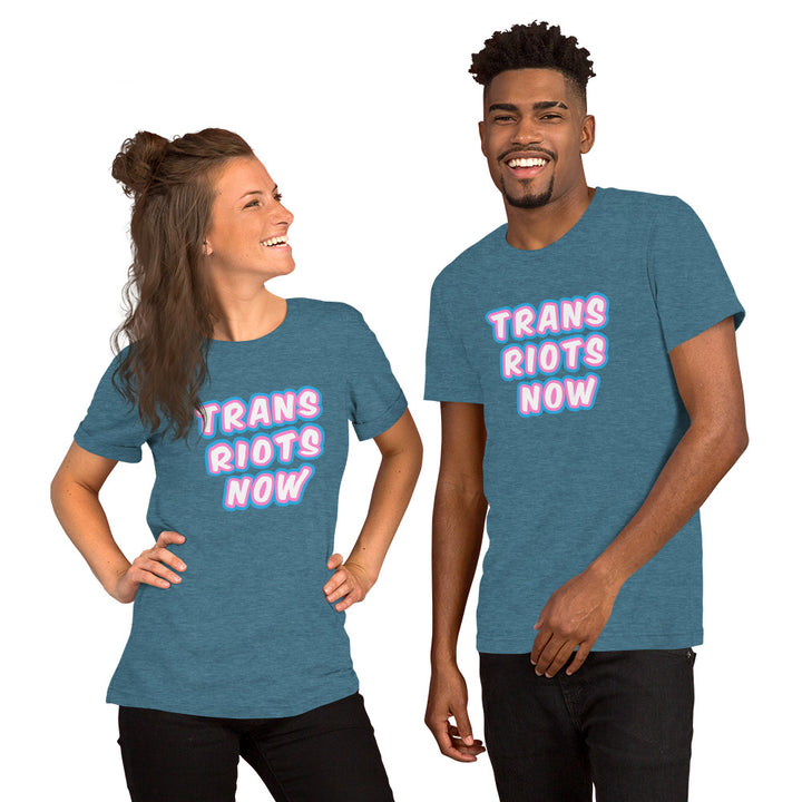 Trans Riots Now T-Shirt T-shirts The Rainbow Stores