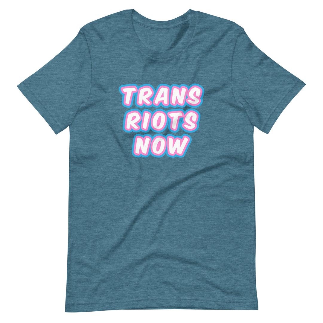Trans Riots Now T-Shirt T-shirts The Rainbow Stores
