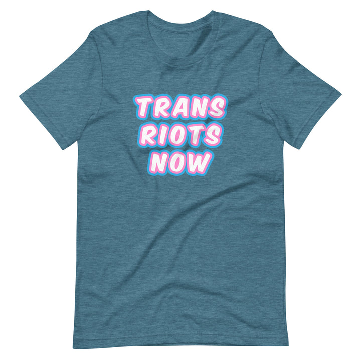 Trans Riots Now T-Shirt T-shirts The Rainbow Stores