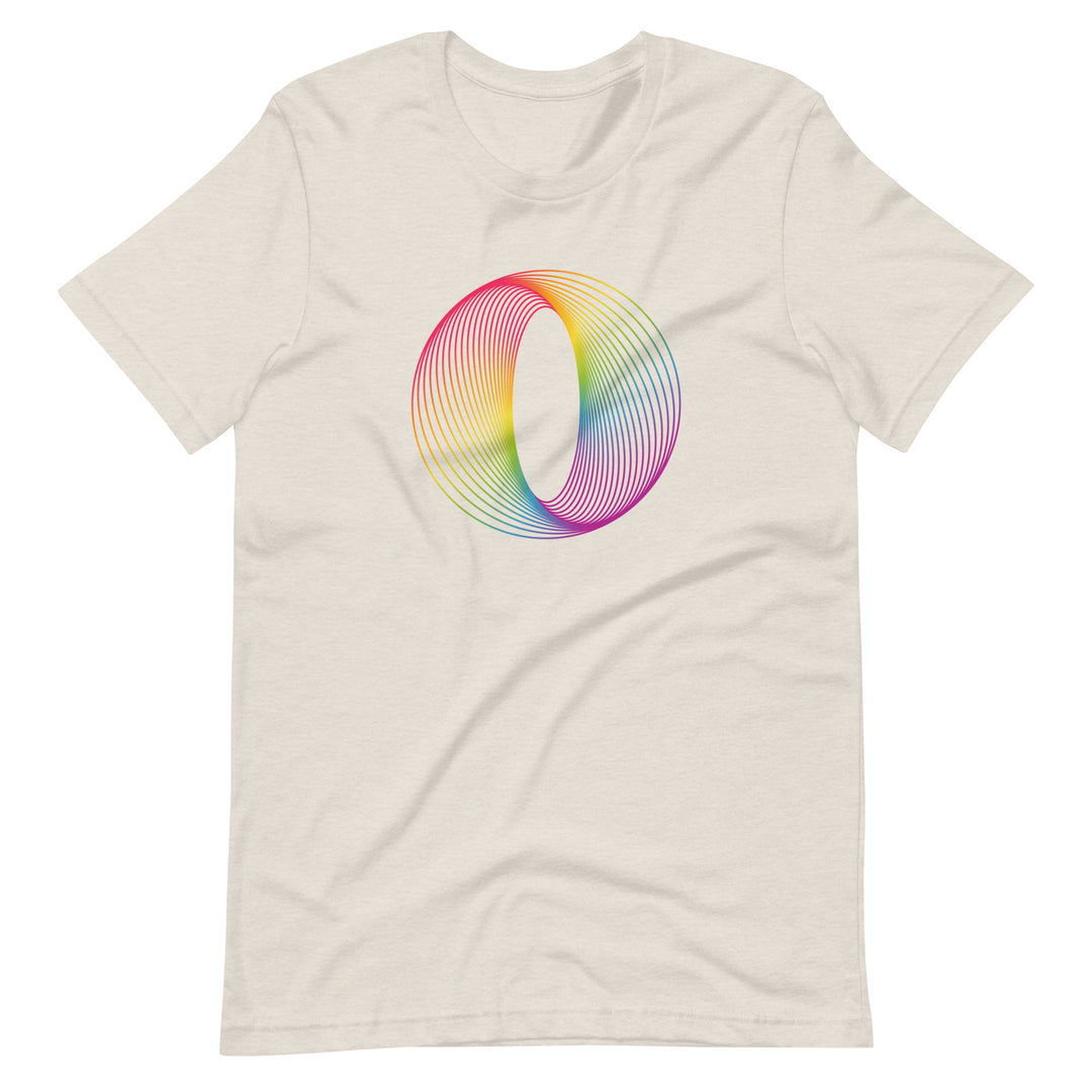 Rainbow Abstract Line Art T-Shirt T-shirts The Rainbow Stores