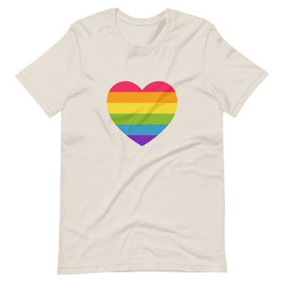 Rainbow Pride Heart T-Shirt T-shirts The Rainbow Stores