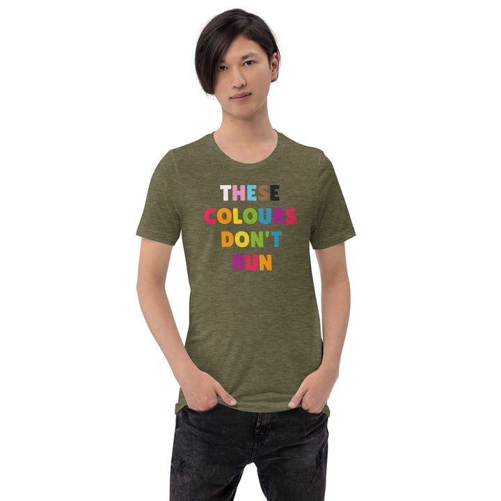 These Colours Don't Run LGBTQ+ Pride T-Shirt T-shirts The Rainbow Stores