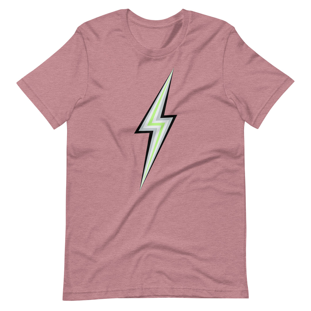 Agender Lightning T-shirt T-shirts The Rainbow Stores