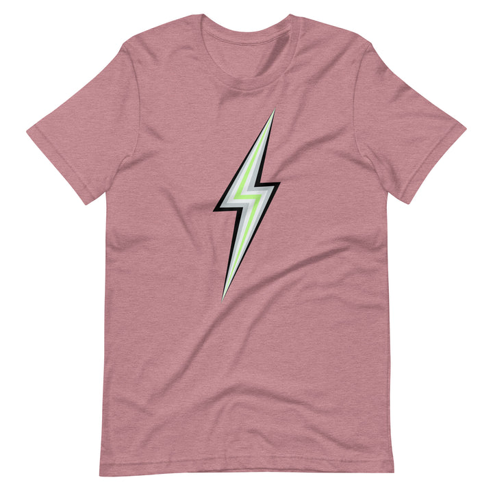 Agender Lightning T-shirt T-shirts The Rainbow Stores